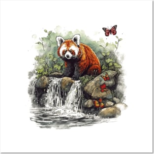 Red Panda Posters and Art